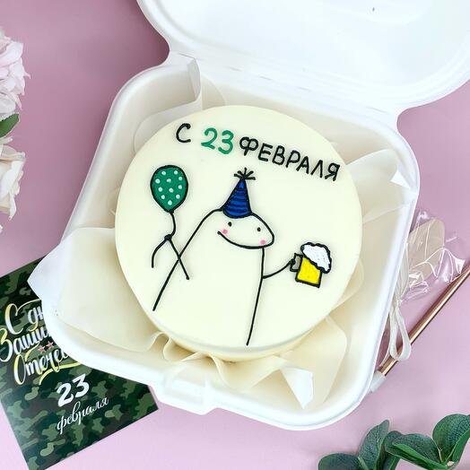 Бенто -торт 500 гр на 23 февраля