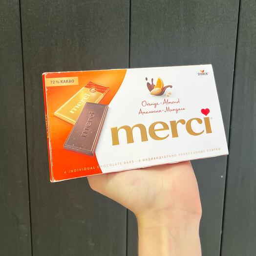 Шоколад, Апельсин-Миндаль «Merci