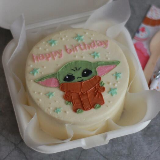 Lindo pastel de Bento "Baby Yoda"