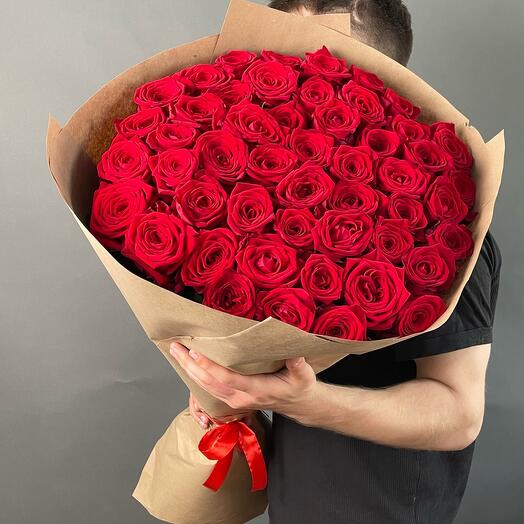 51 rosa roja Larga