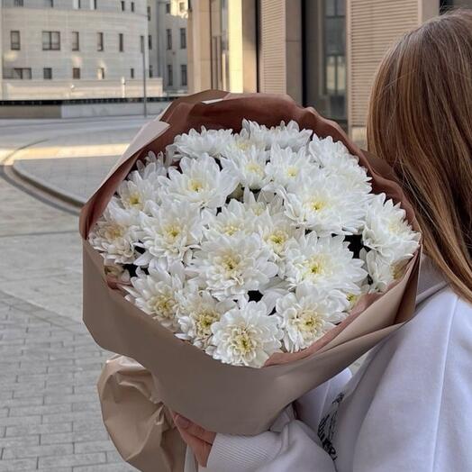 Bouquet of 5 chrysanthemums