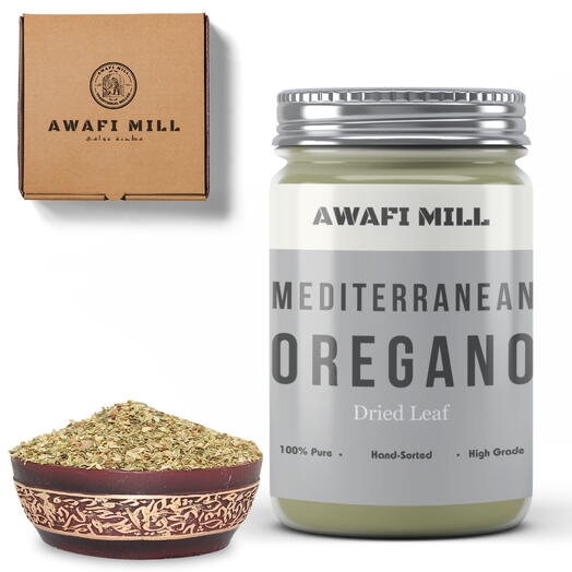 AWAFI MILL Mediterranean Oregano Leaf | wild marjoram - Bottle of 100 Gram