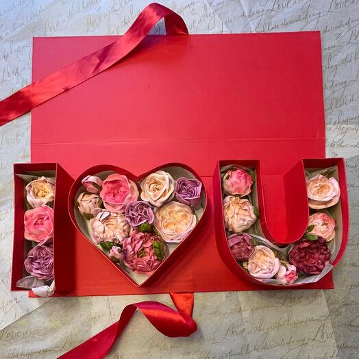 Зефирная композиция I LOVE YOU