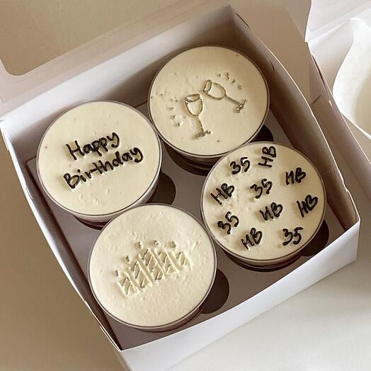 Трайфлы 4 шт happy birthday