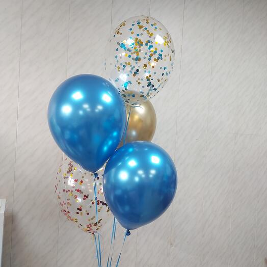 Фонтан из 5ти шаров Праздник