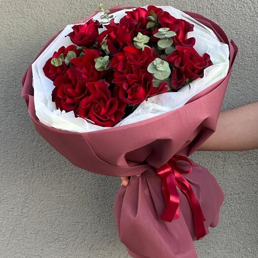 Мини букет роз