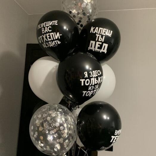 Balloons with jokes