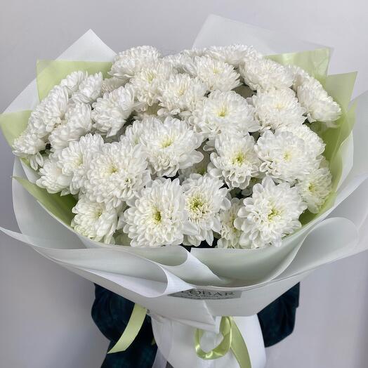 Promotional bouquet of chrysanthemums