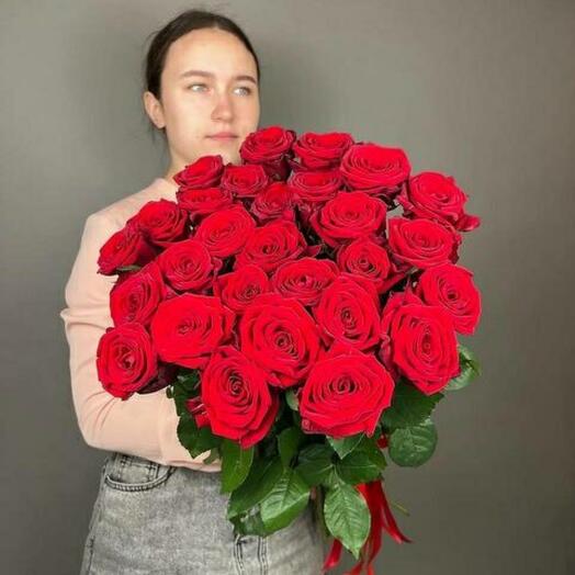 Букет из 35 красных Роз