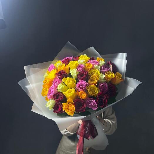 РОЗА МИКС 51 шт💐