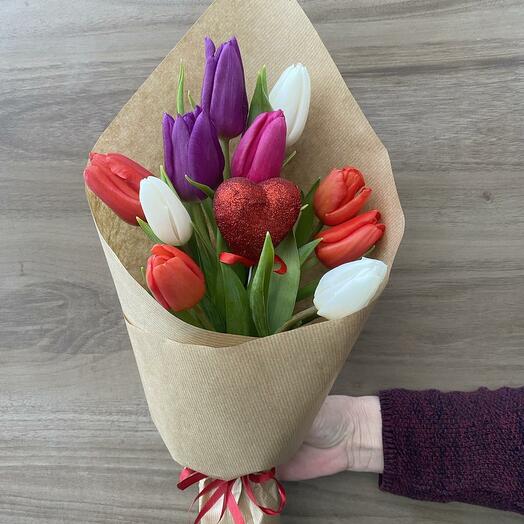 Spring bouquet tulip