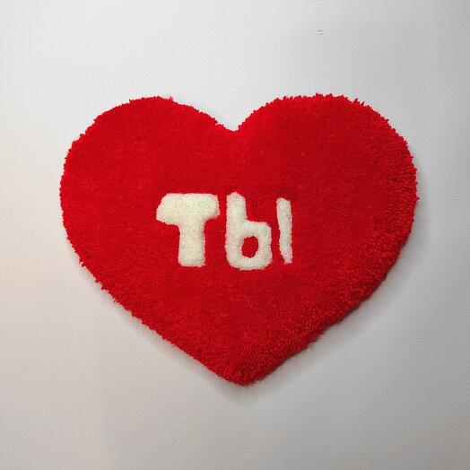 Тафтинг-открытка "Ты"