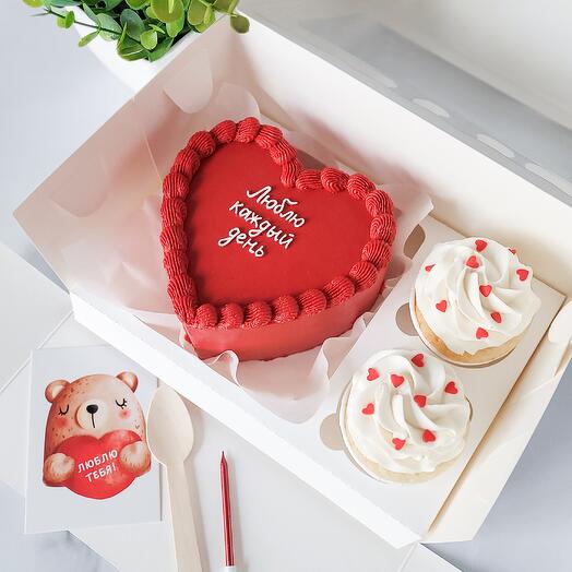 Бенто-торт и капкейки люблю️️ ️