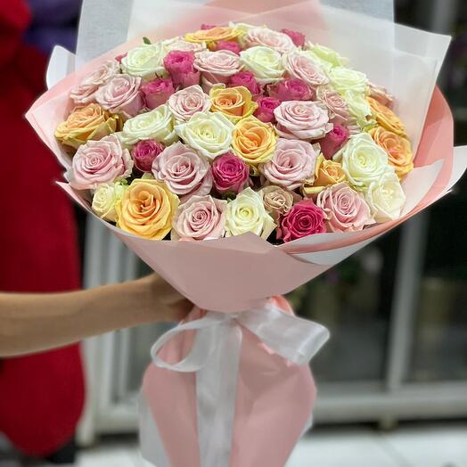 51 Mix Rose Bouquet