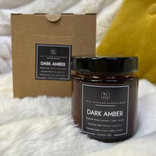 Арома свеча «dark  amber