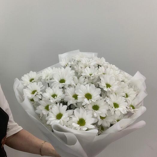 Букет из кустовой хризантемы ромашка