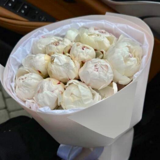 Монобукет «Ароматные пионы»🌸🌿