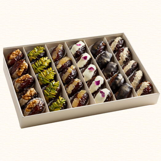 Pure Indulgence Collection Stuffed Dates Large Box 30pcs
