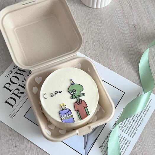 Bento cake with a bear