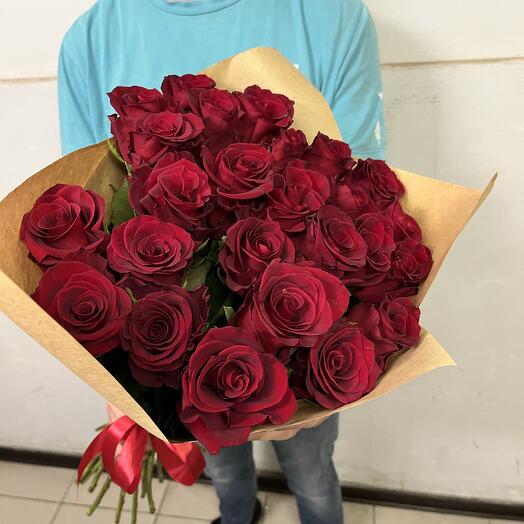 Розы 25 штук 60 см премиум