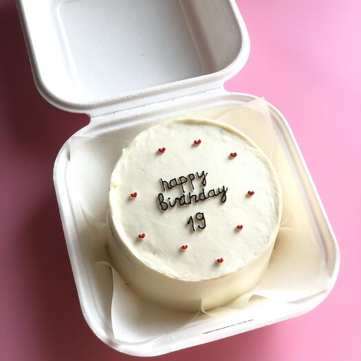 Бенто торт happy birthday 19