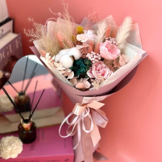 Букет на день рождения с розами 🌸