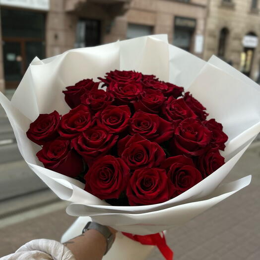 Rosas rojas 21uds