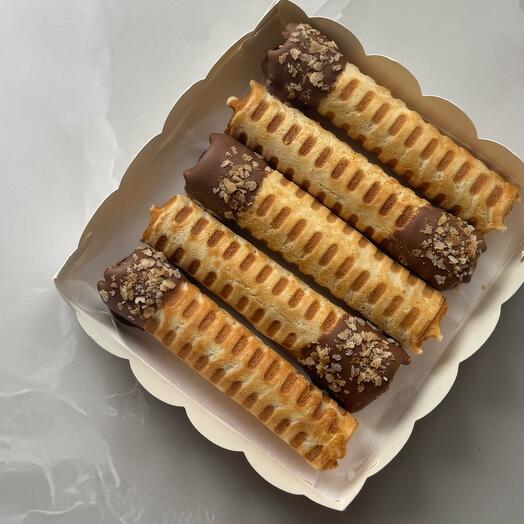 Трубочки со сгущенкой