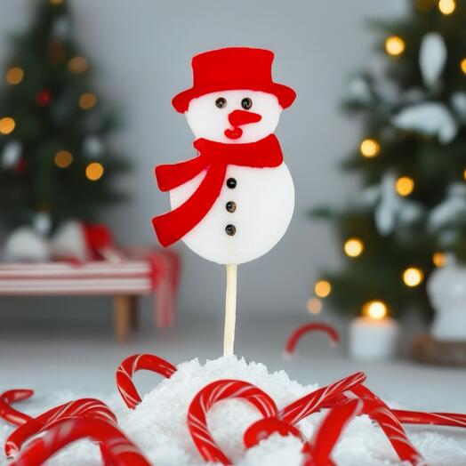 Lollipop Muñeco De Nieve