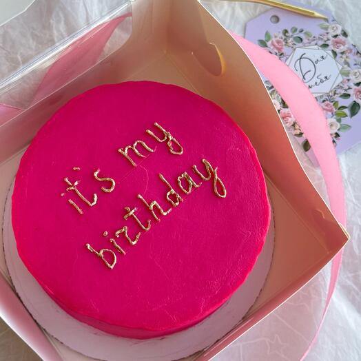 Бенто-торт на день рождения It s my birthday