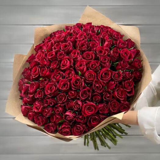 101 роза красная. 🌹