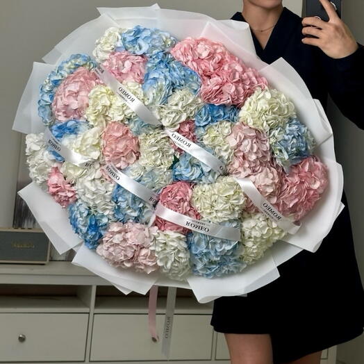 Шикарное облачко из гортензии