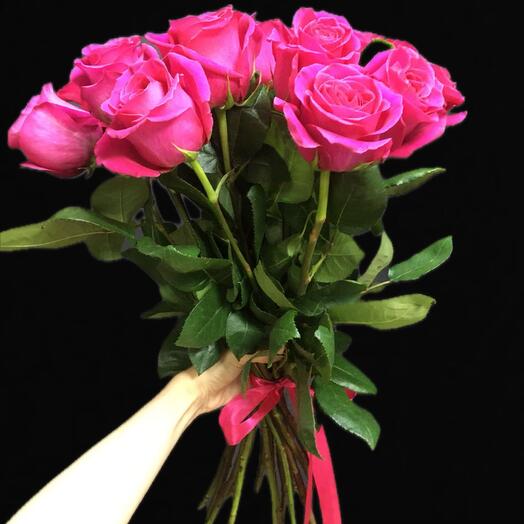Розовые розы под ленту 🌸