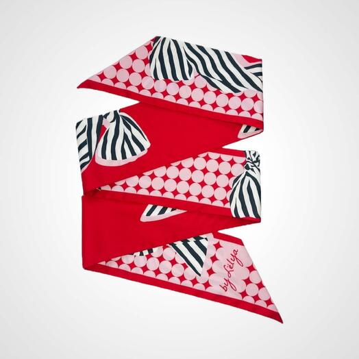 Лента твилли 150х10см красная