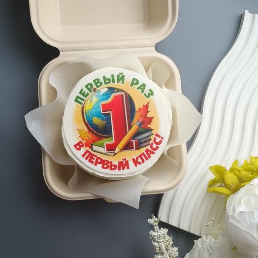 Бенто тортик  с вашим изображением на День учителя