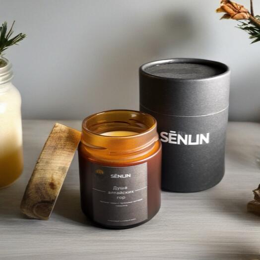 Аромасвеча «Душа Алтайских гор» 200 мл