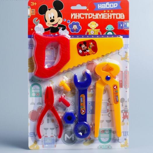 Набор инструментов «Микки Маус», 7 предметов, МИКС