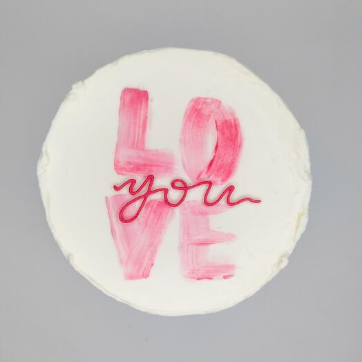 Бенто торт LOVE you