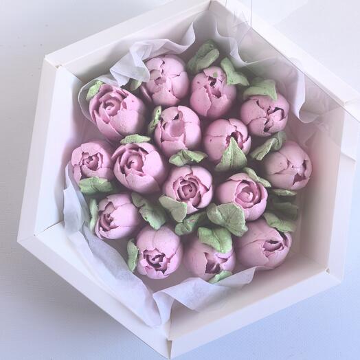 Тюльпаны из зефира 23 см