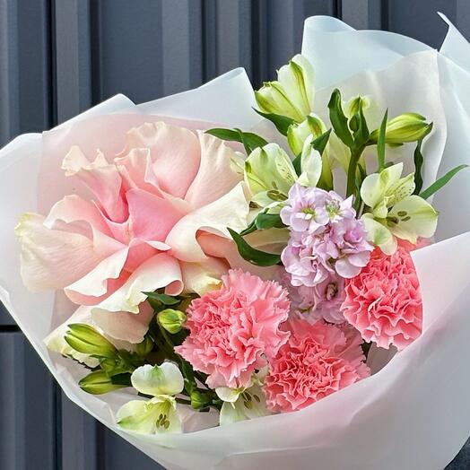 Букет-комплимент с французской розой