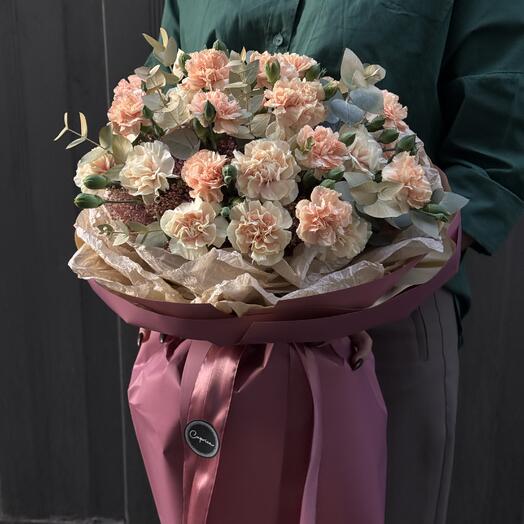 Букет из гвоздики