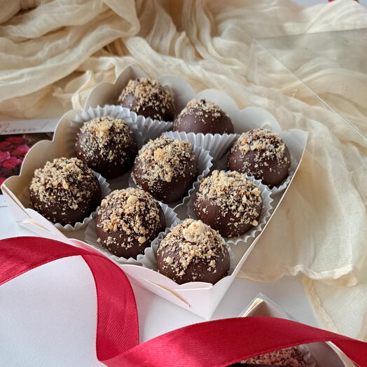 ПП-конфеты в стиле Ферерро без сахара, без глютена, без лактозы и без молока для мамы, бабушки