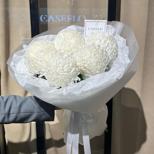 Букет из хризантемы дека