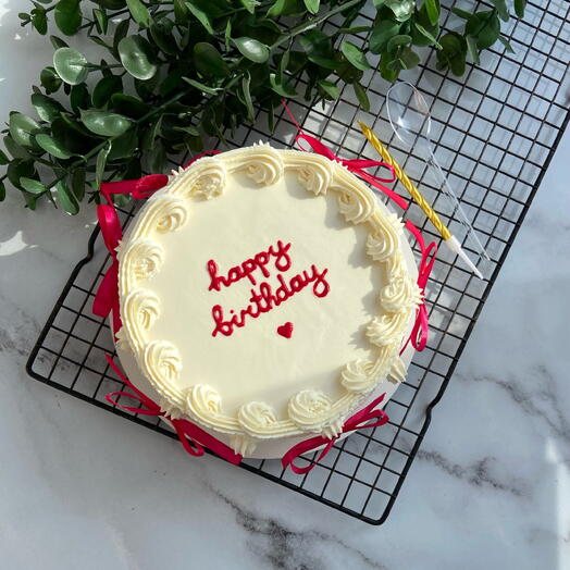 Бенто-торт макси "Happy Birthday"/"С Днем рождения".Торт в стиле Ламбет девушке/маме/жене/подруге/сестре. Не требует разморозки