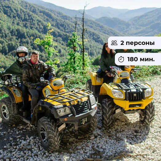 Квадро на пару. Прогулка на квадроцикле и отдых в беседке на хуторе Суповский