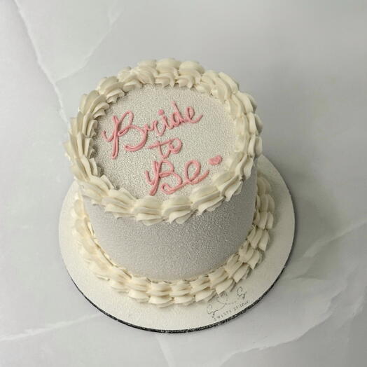 Торт в стиле ламбет для невесты bride to be на девичник