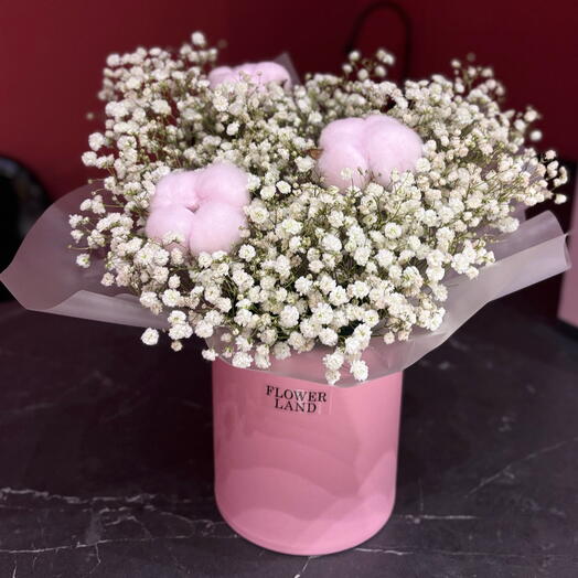 Композиция с хлопком🌸