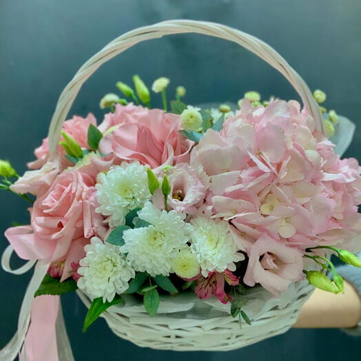 Корзина  Розовый десерт