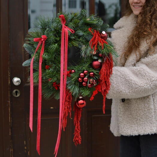 Ghirlanda di abete vivo