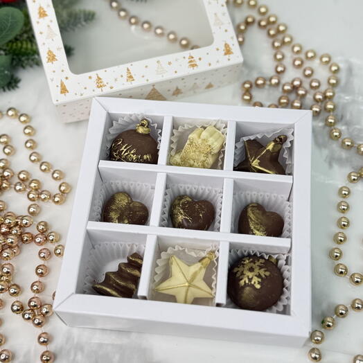 Шоколадные и дубайские Новогодние конфеты/ ассорти